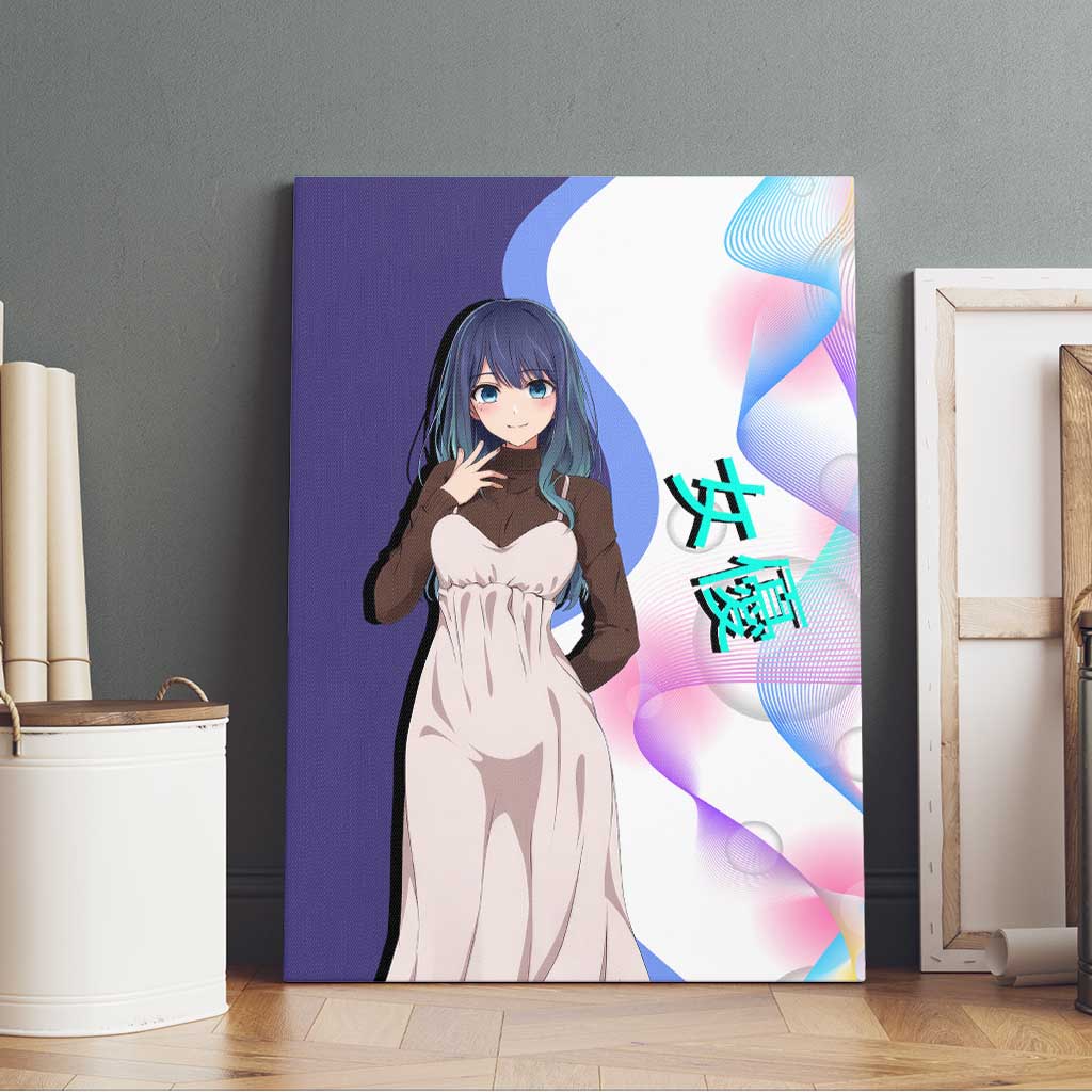 Akane Kurokawa Canvas Wall Art Chic Idol Anime Style