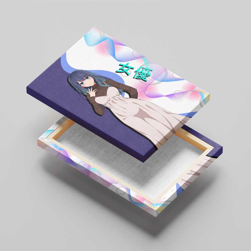 Akane Kurokawa Canvas Wall Art Chic Idol Anime Style