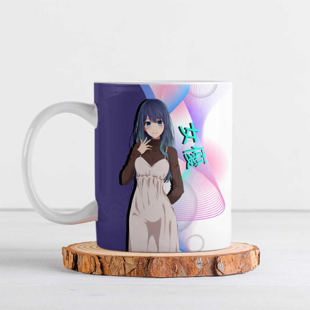 Akane Kurokawa Ceramic Mug Chic Idol Anime Style