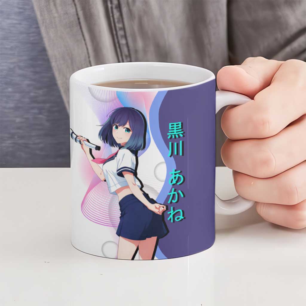 Akane Kurokawa Ceramic Mug Chic Idol Anime Style