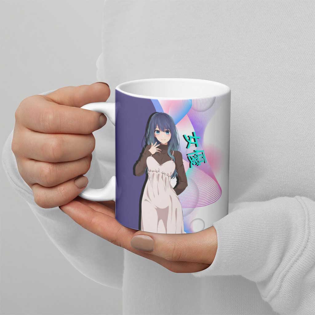 Akane Kurokawa Ceramic Mug Chic Idol Anime Style