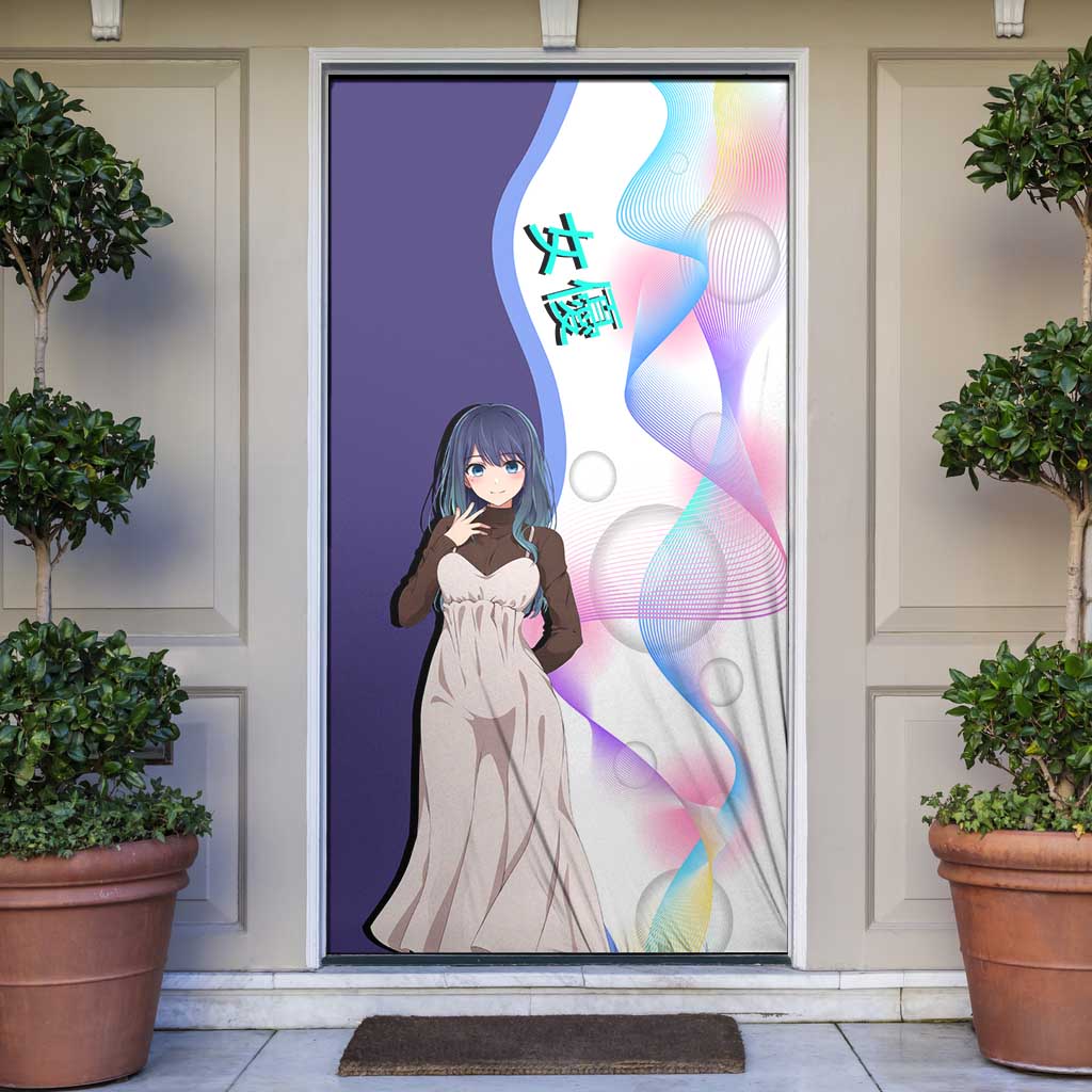 Akane Kurokawa Door Cover Chic Idol Anime Style