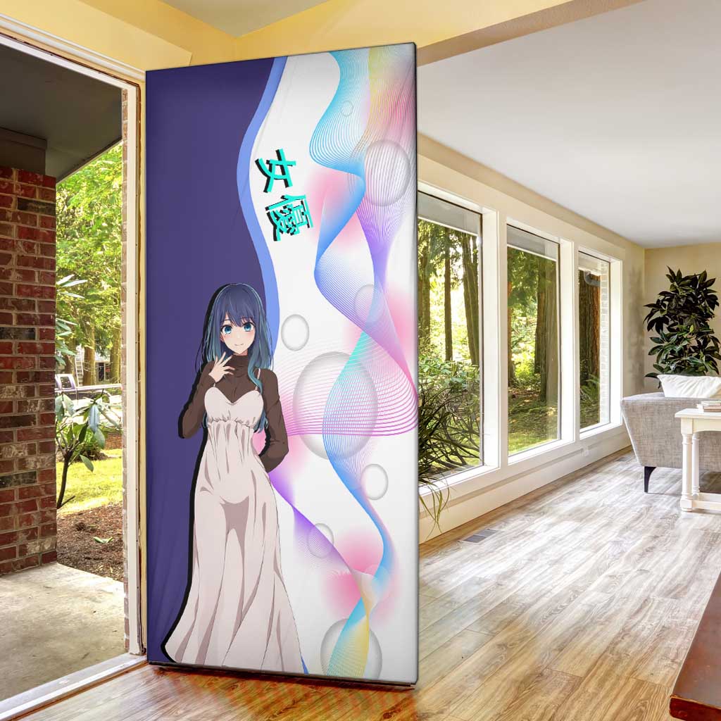 Akane Kurokawa Door Cover Chic Idol Anime Style