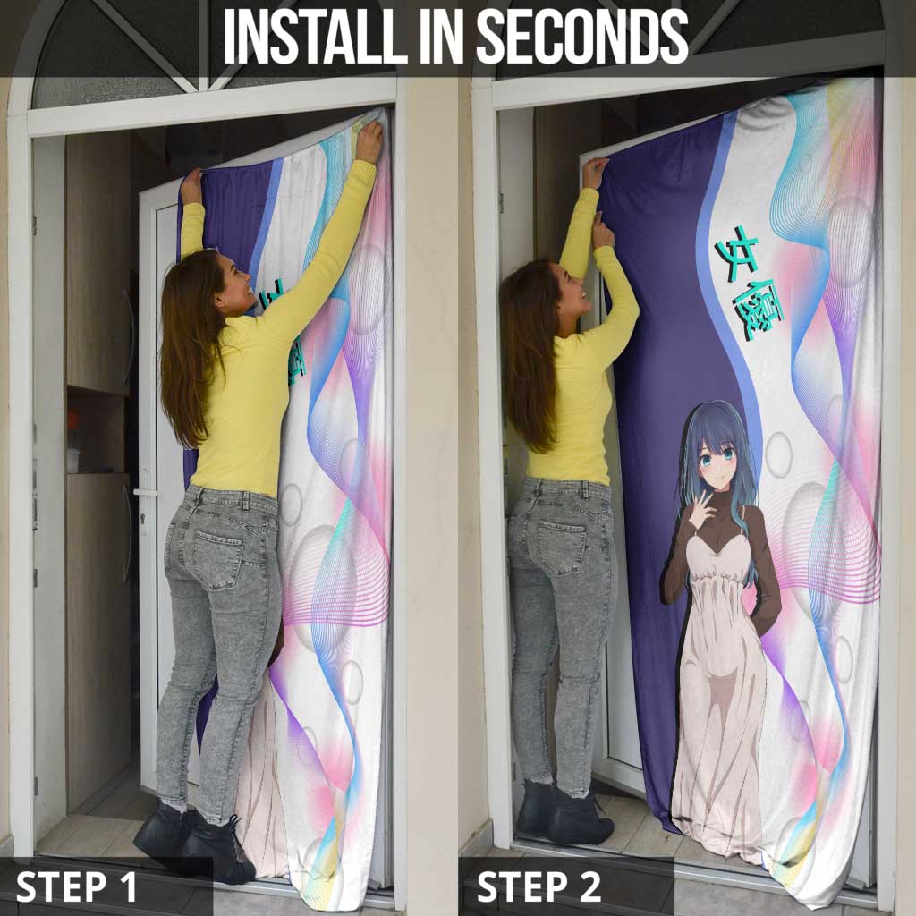 Akane Kurokawa Door Cover Chic Idol Anime Style