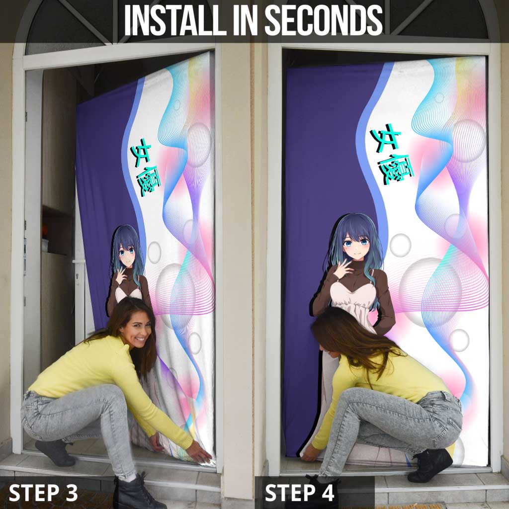 Akane Kurokawa Door Cover Chic Idol Anime Style