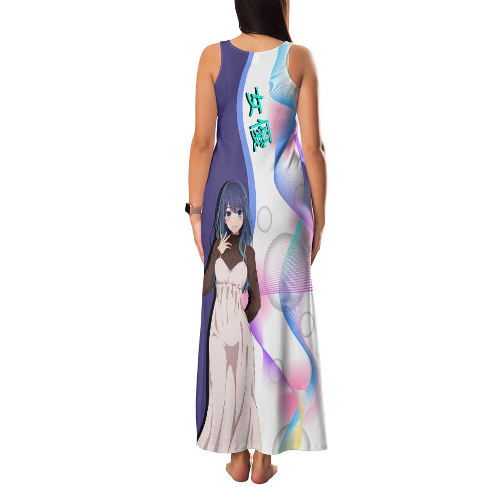 Akane Kurokawa Family Matching Tank Maxi Dress and Hawaiian Shirt Chic Idol Anime Style