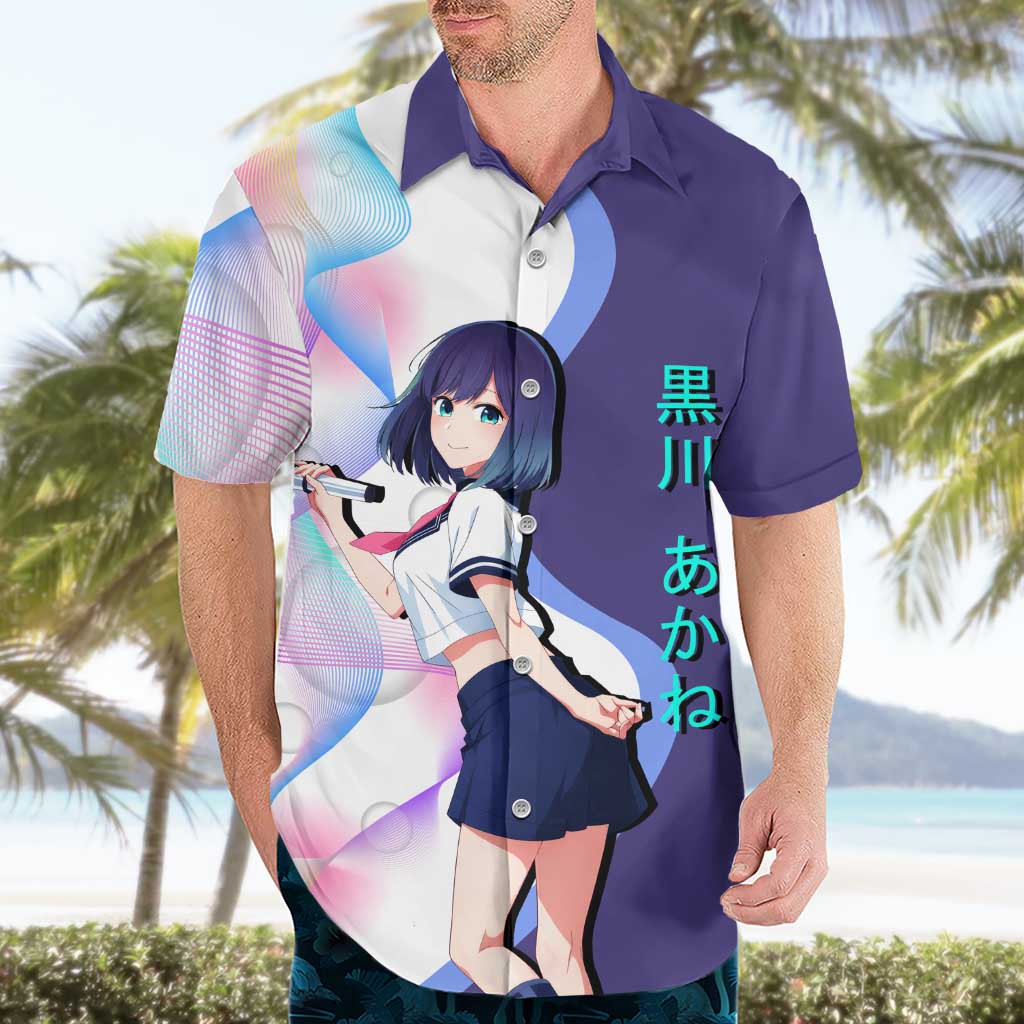 Akane Kurokawa Hawaiian Shirt Chic Idol Anime Style