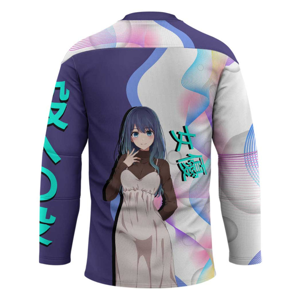 Akane Kurokawa Hockey Jersey Chic Idol Anime Style