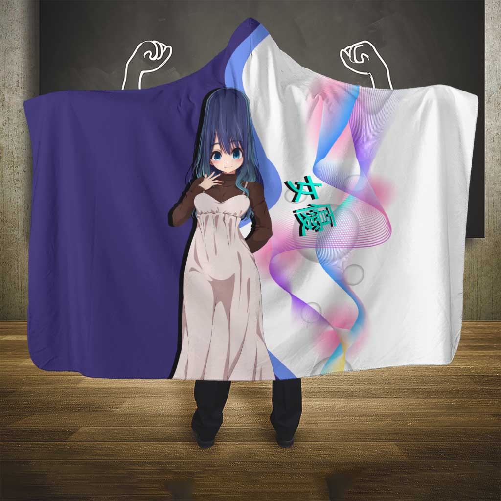 Akane Kurokawa Hooded Blanket Chic Idol Anime Style