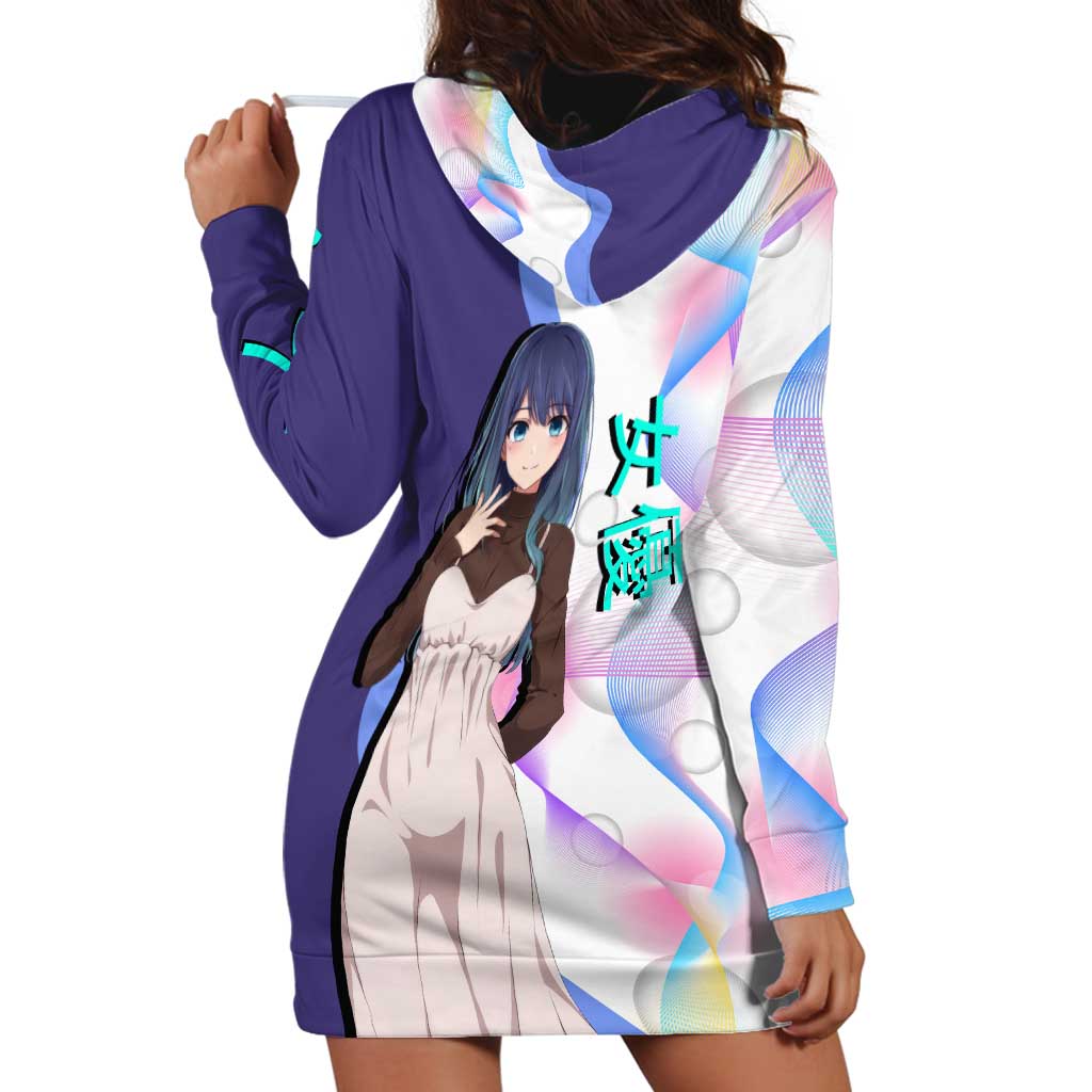 Akane Kurokawa Hoodie Dress Chic Idol Anime Style