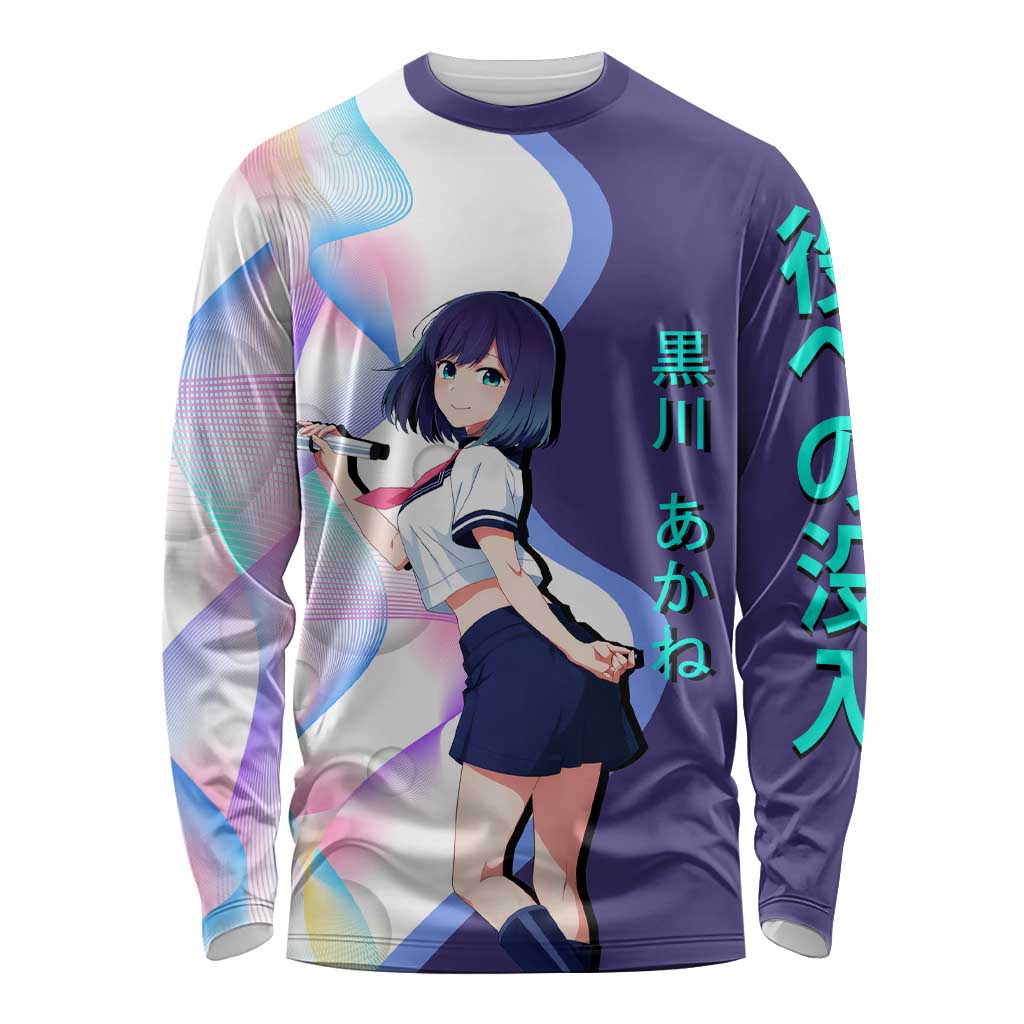 Akane Kurokawa Long Sleeve Shirt Chic Idol Anime Style