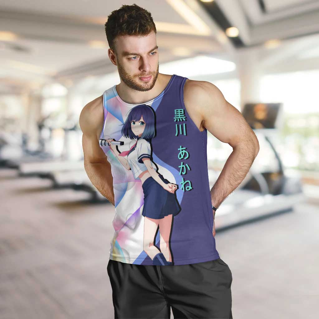 Akane Kurokawa Men Tank Top Chic Idol Anime Style