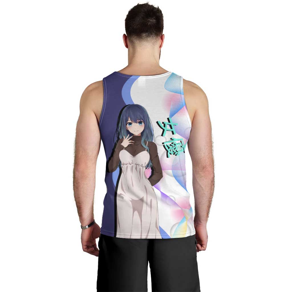 Akane Kurokawa Men Tank Top Chic Idol Anime Style