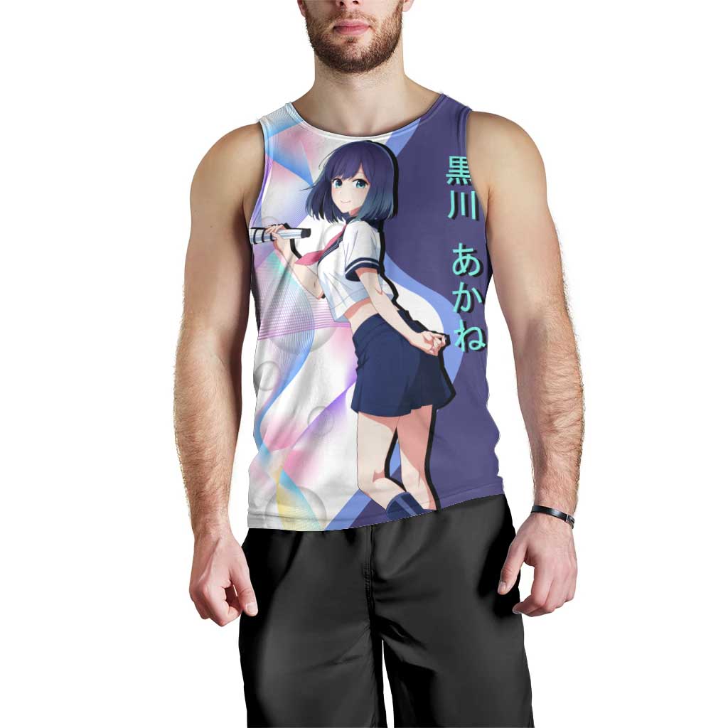 Akane Kurokawa Men Tank Top Chic Idol Anime Style