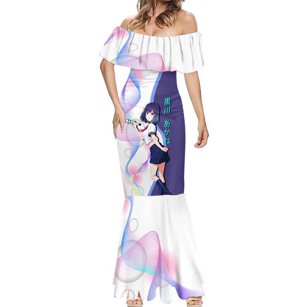Akane Kurokawa Mermaid Dress Chic Idol Anime Style