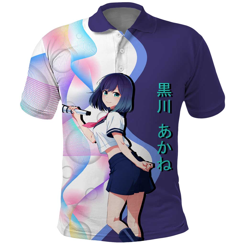 Akane Kurokawa Polo Shirt Chic Idol Anime Style
