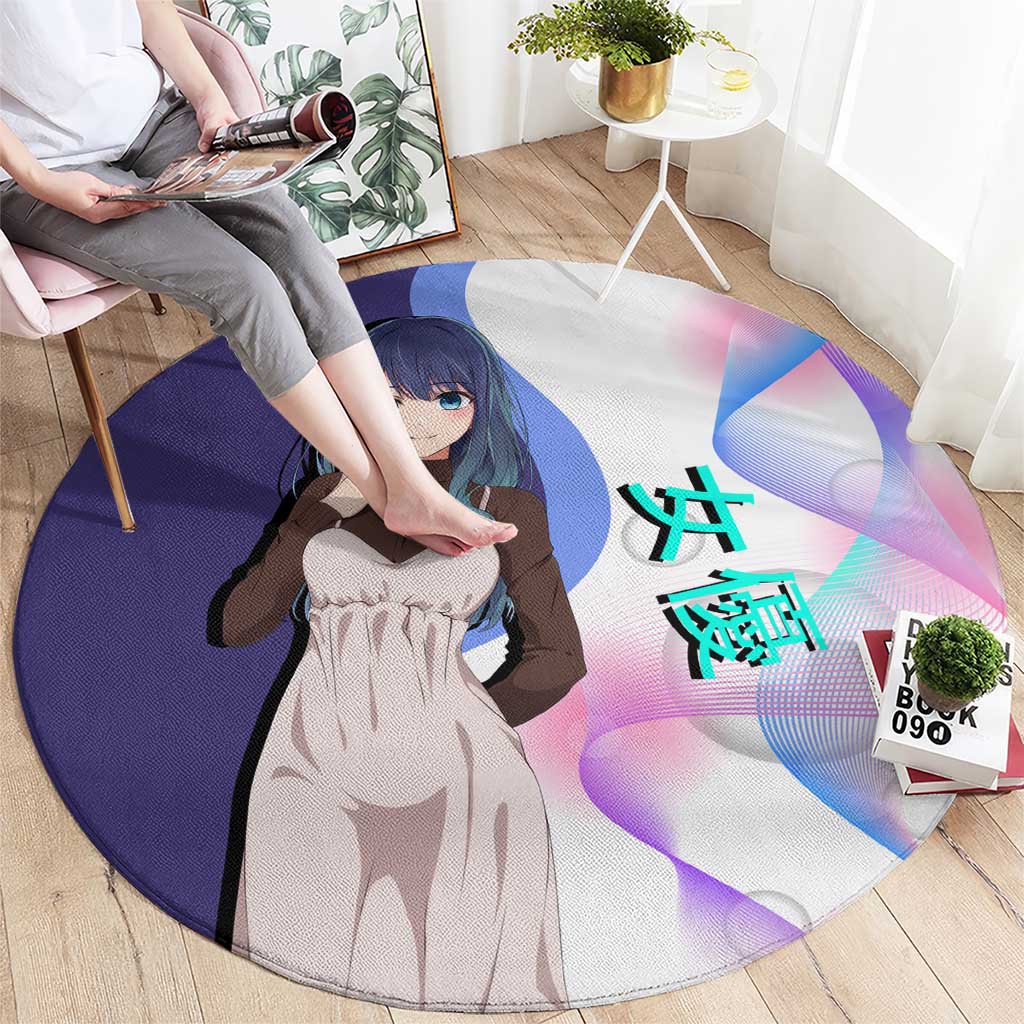 Akane Kurokawa Round Carpet Chic Idol Anime Style