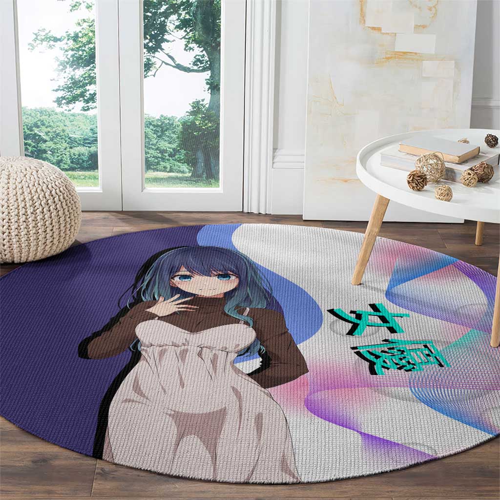 Akane Kurokawa Round Carpet Chic Idol Anime Style
