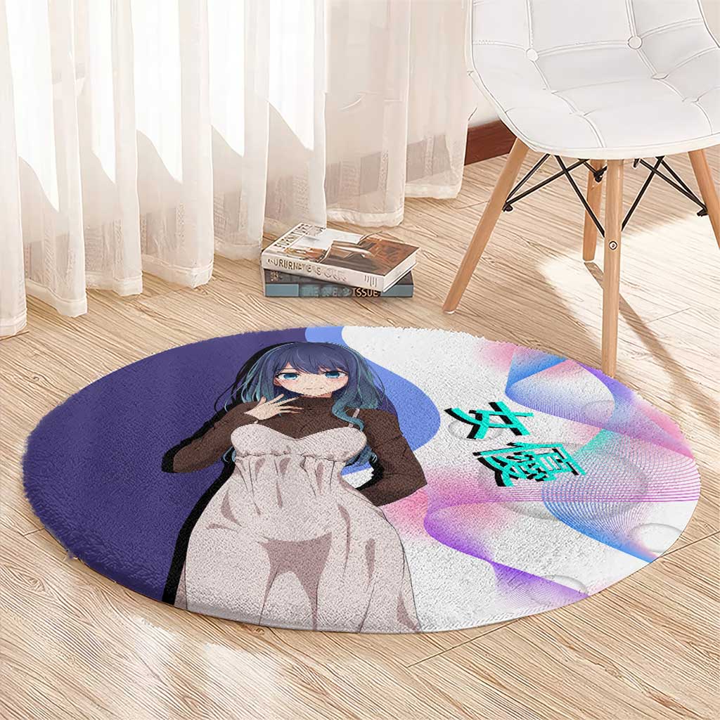 Akane Kurokawa Round Carpet Chic Idol Anime Style