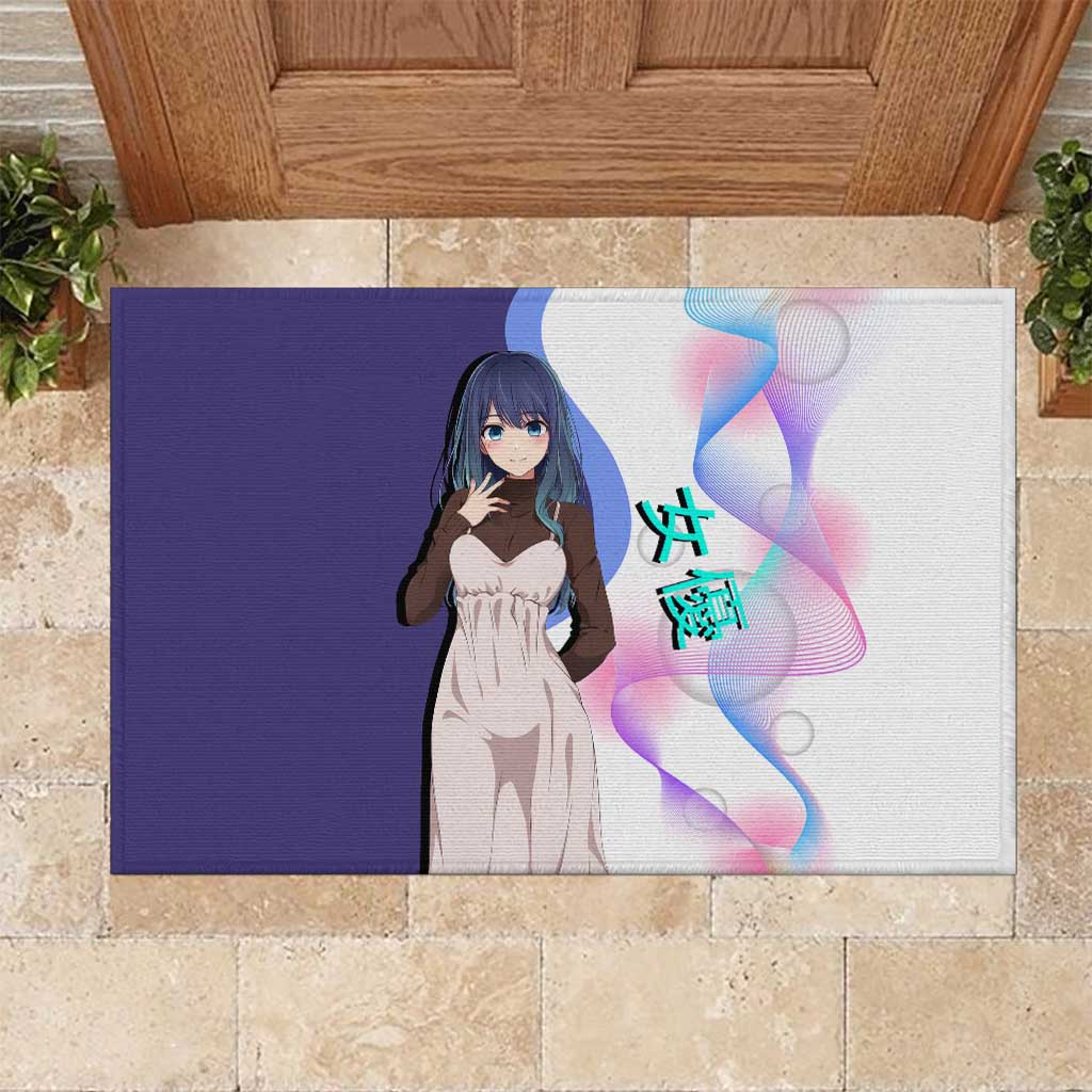 Akane Kurokawa Rubber Doormat Chic Idol Anime Style