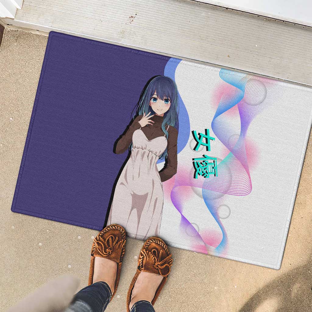 Akane Kurokawa Rubber Doormat Chic Idol Anime Style
