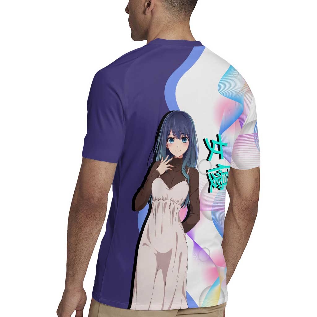 Akane Kurokawa Rugby Jersey Chic Idol Anime Style
