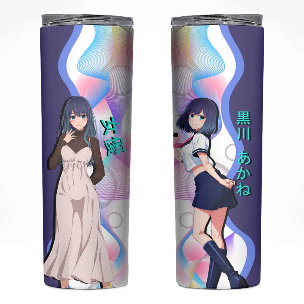 Akane Kurokawa Skinny Tumbler Chic Idol Anime Style