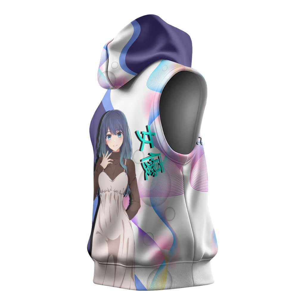 Akane Kurokawa Sleeveless Hoodie Chic Idol Anime Style