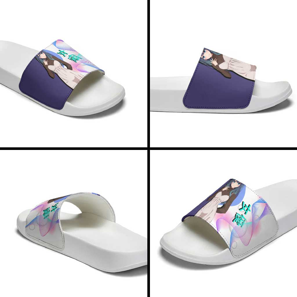 Akane Kurokawa Slide Sandals Chic Idol Anime Style