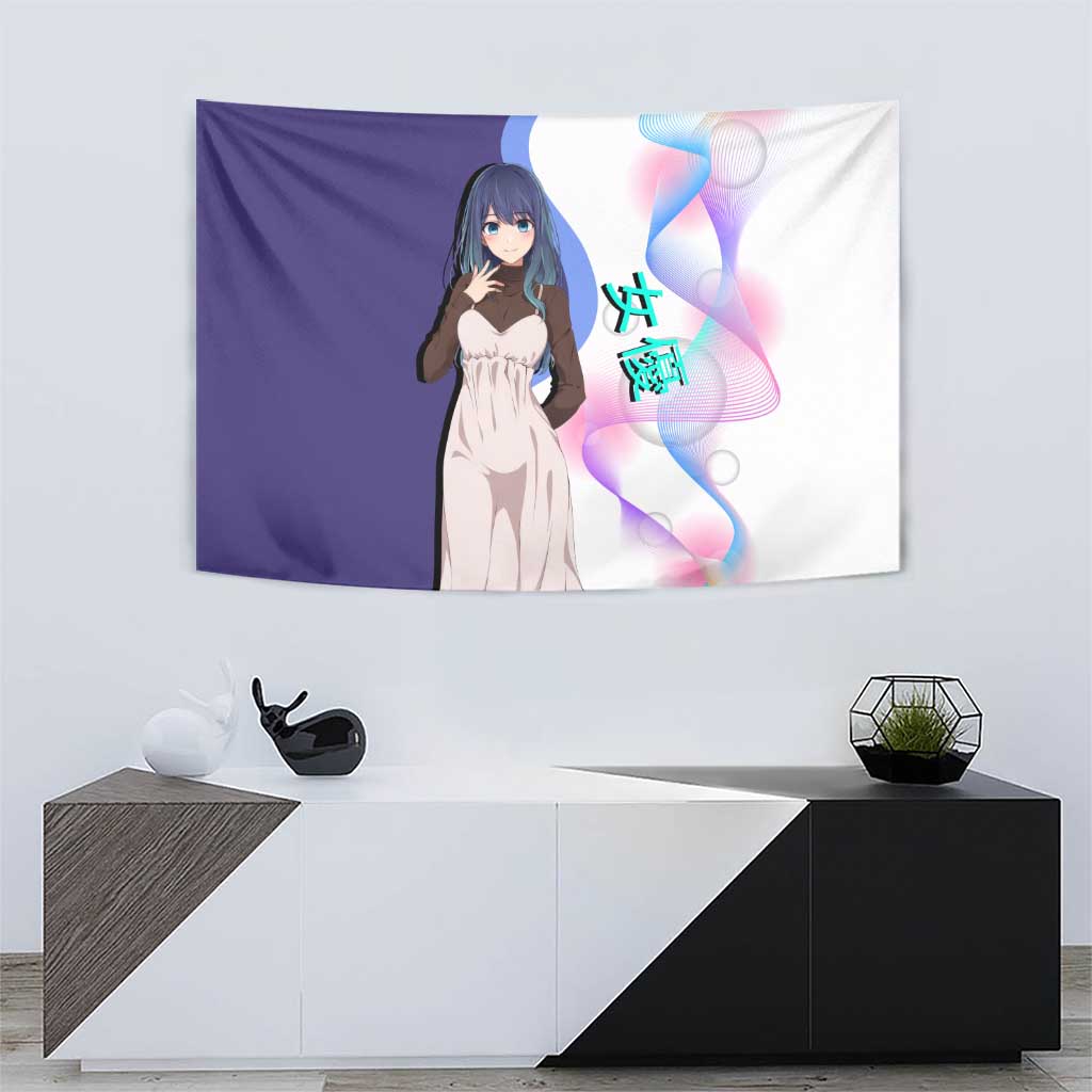 Akane Kurokawa Tapestry Chic Idol Anime Style