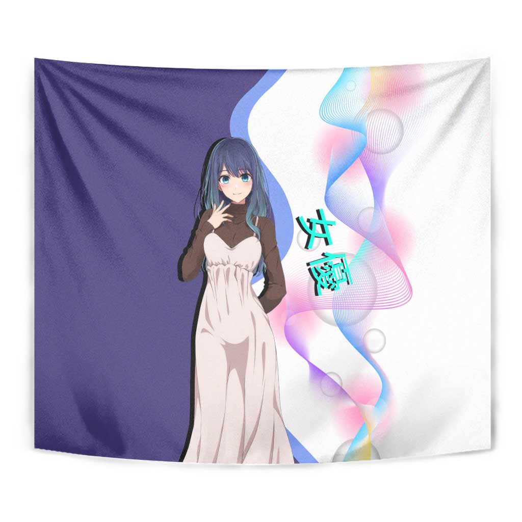 Akane Kurokawa Tapestry Chic Idol Anime Style