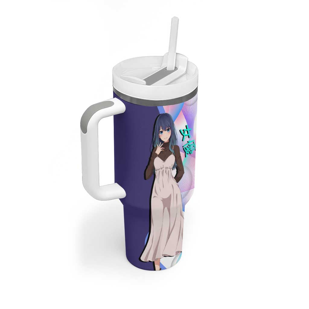 Akane Kurokawa Tumbler With Handle Chic Idol Anime Style