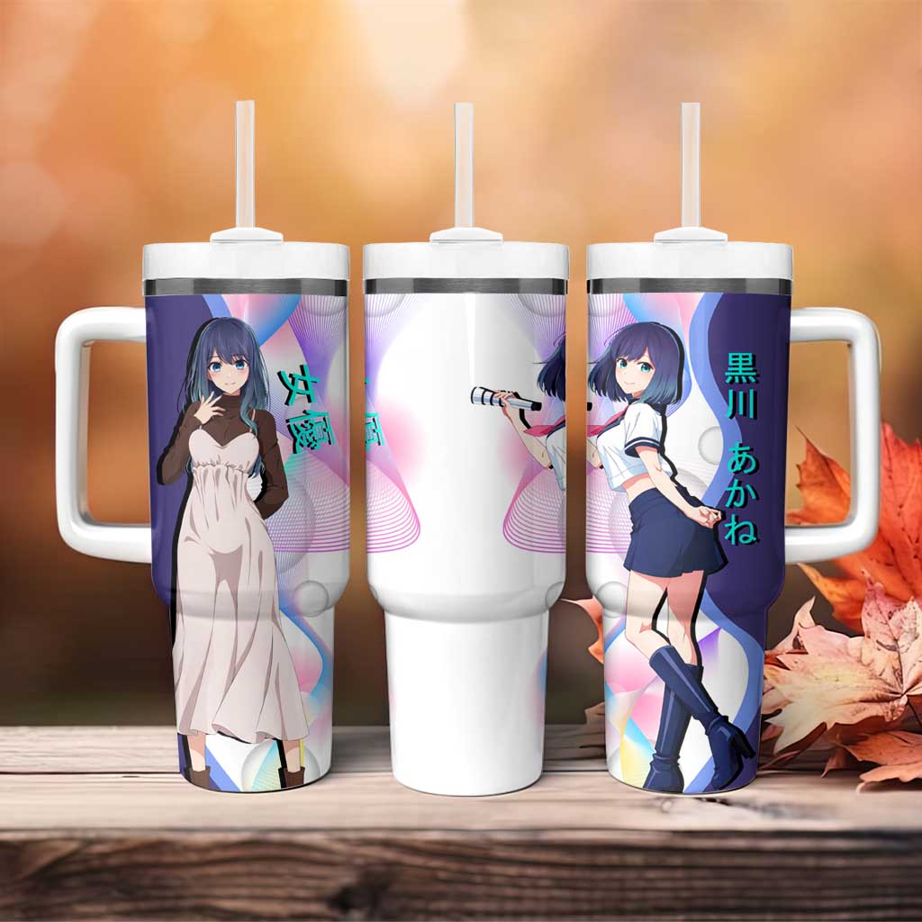 Akane Kurokawa Tumbler With Handle Chic Idol Anime Style
