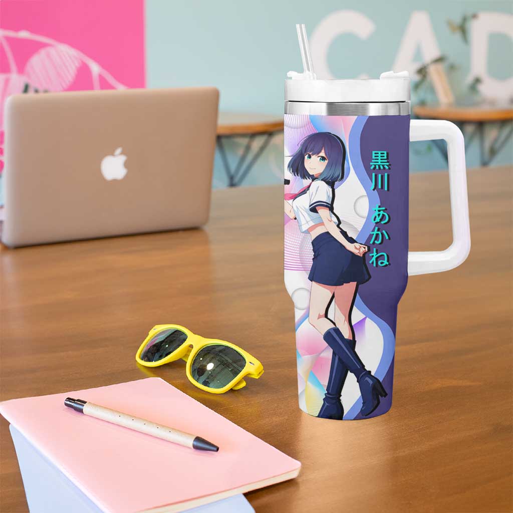 Akane Kurokawa Tumbler With Handle Chic Idol Anime Style