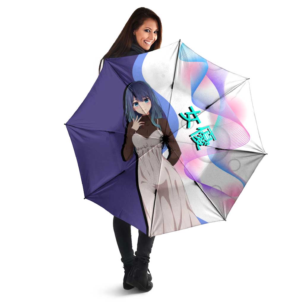 Akane Kurokawa Umbrella Chic Idol Anime Style