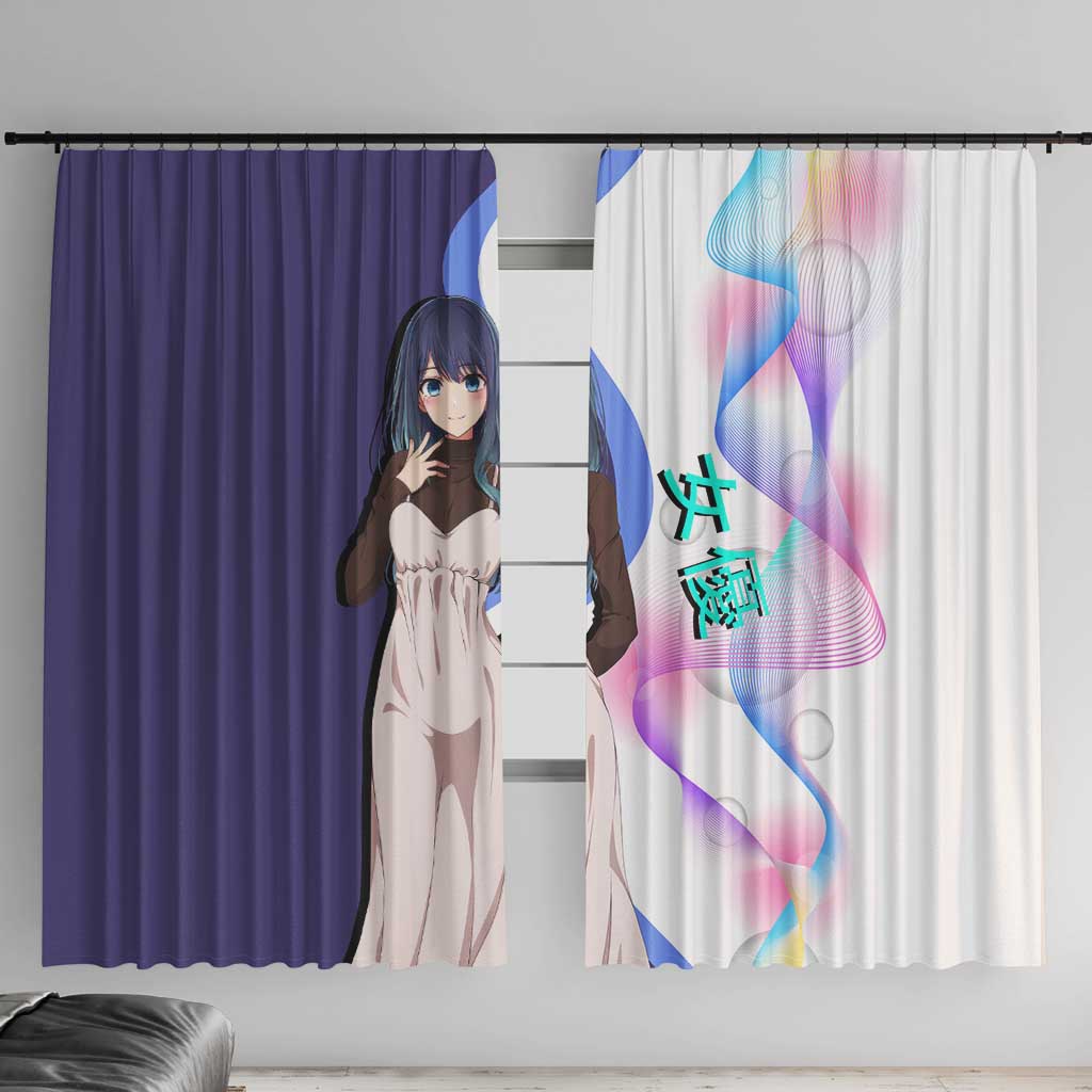 Akane Kurokawa Window Curtain Chic Idol Anime Style