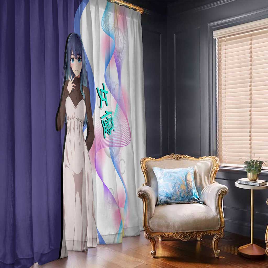 Akane Kurokawa Window Curtain Chic Idol Anime Style