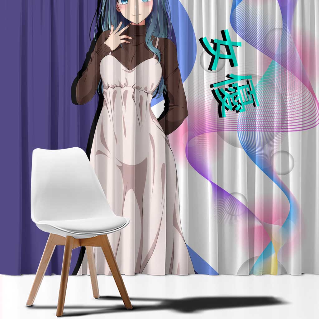 Akane Kurokawa Window Curtain Chic Idol Anime Style