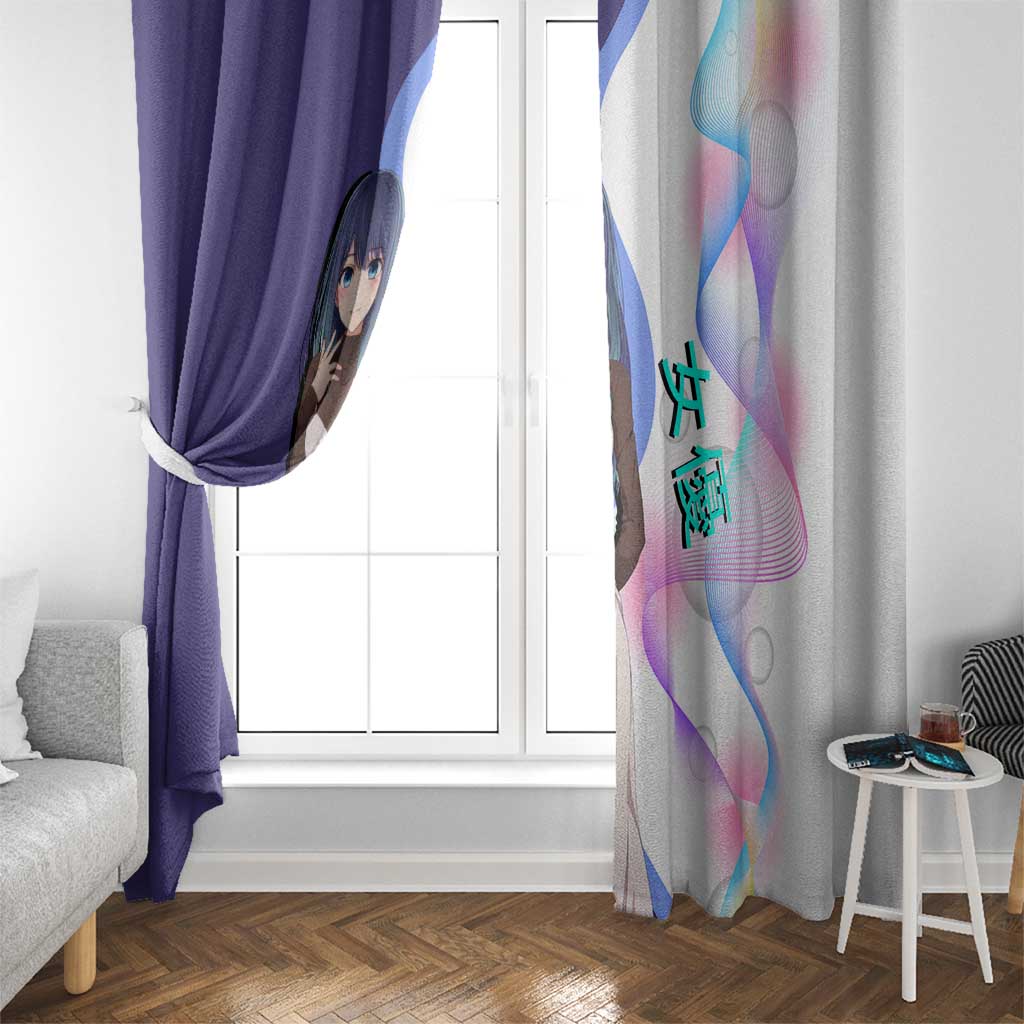 Akane Kurokawa Window Curtain Chic Idol Anime Style