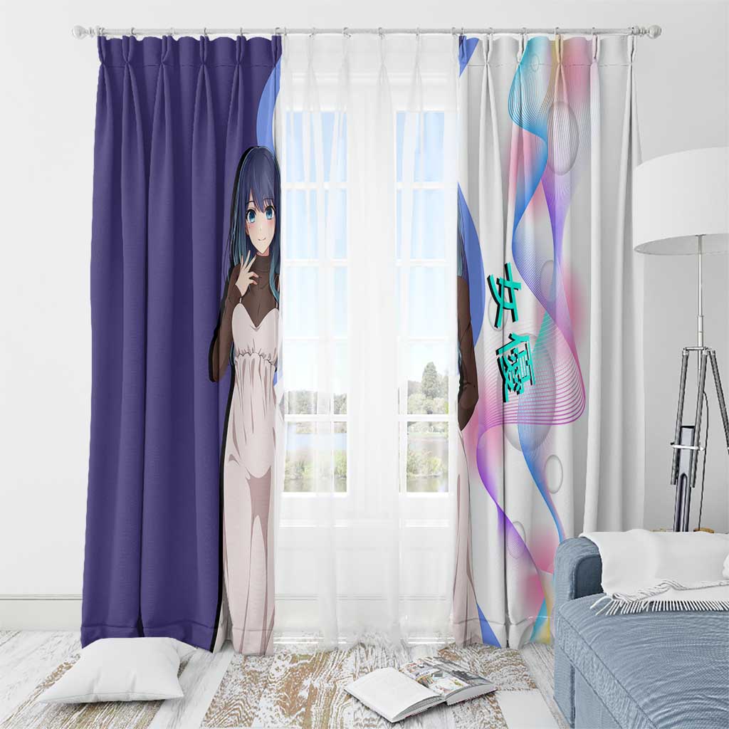 Akane Kurokawa Window Curtain Chic Idol Anime Style