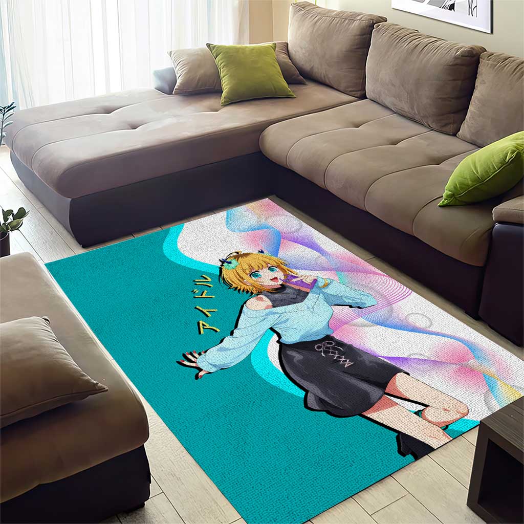 MEM-cho Idol Area Rug Playful Idol Anime Style