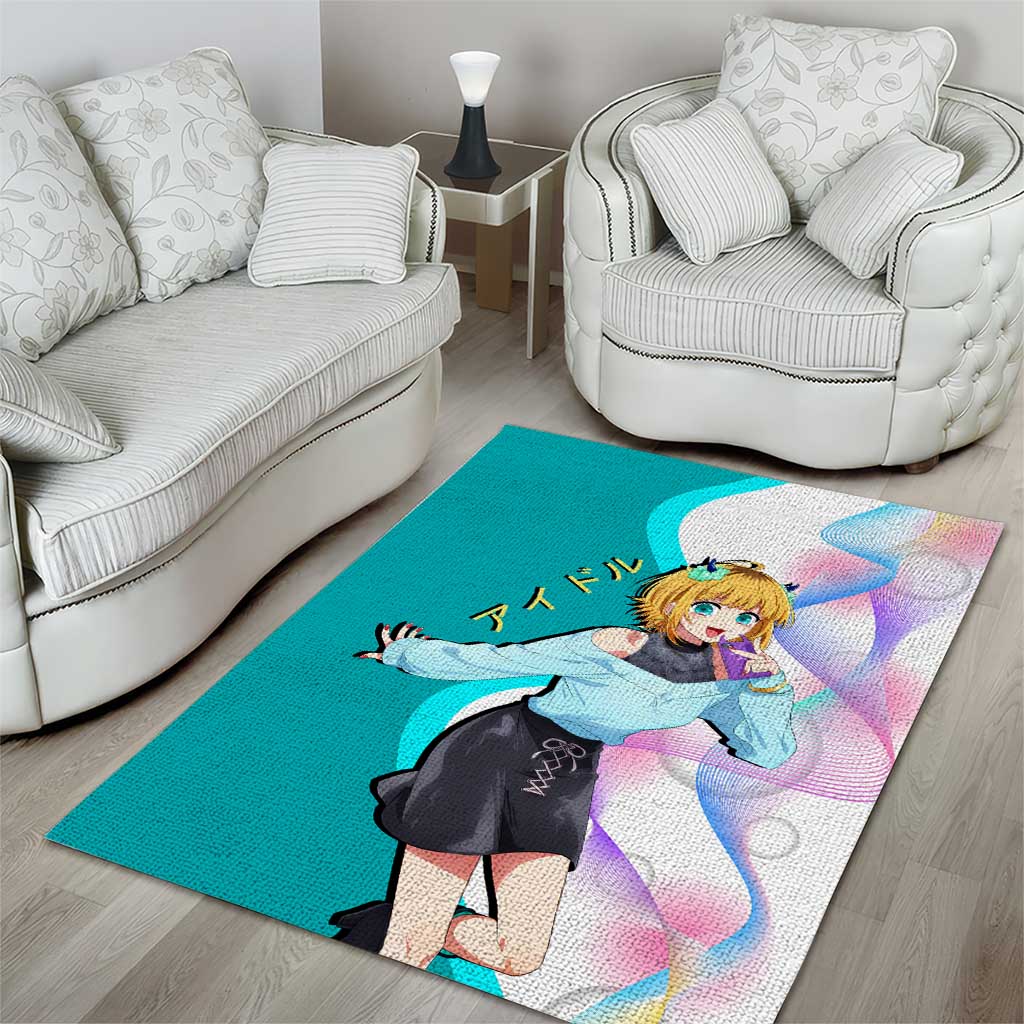MEM-cho Idol Area Rug Playful Idol Anime Style