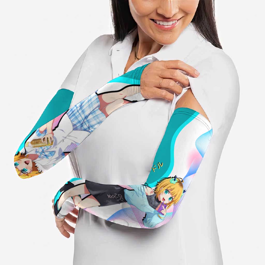 MEM-cho Idol Arm Sleeves Playful Idol Anime Style