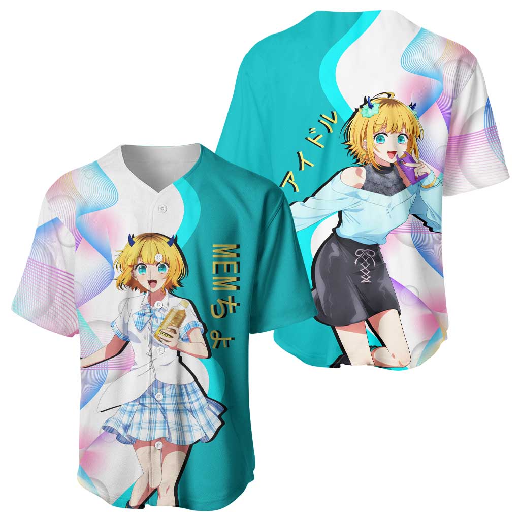 MEM-cho Idol Baseball Jersey Playful Idol Anime Style