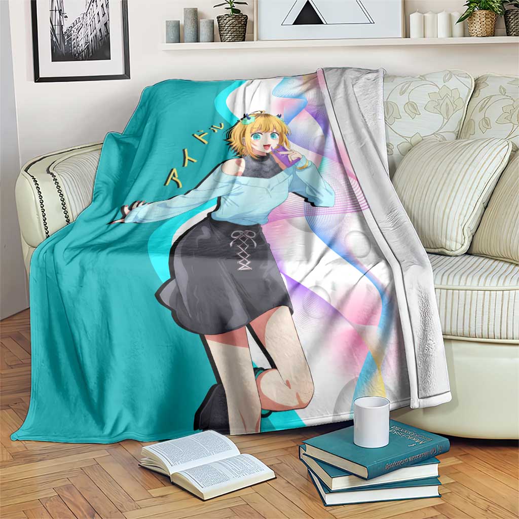 MEM-cho Idol Blanket Playful Idol Anime Style