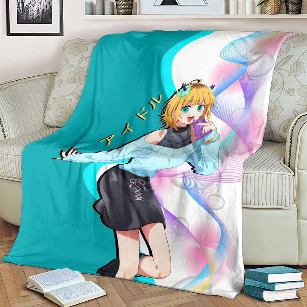 MEM-cho Idol Blanket Playful Idol Anime Style