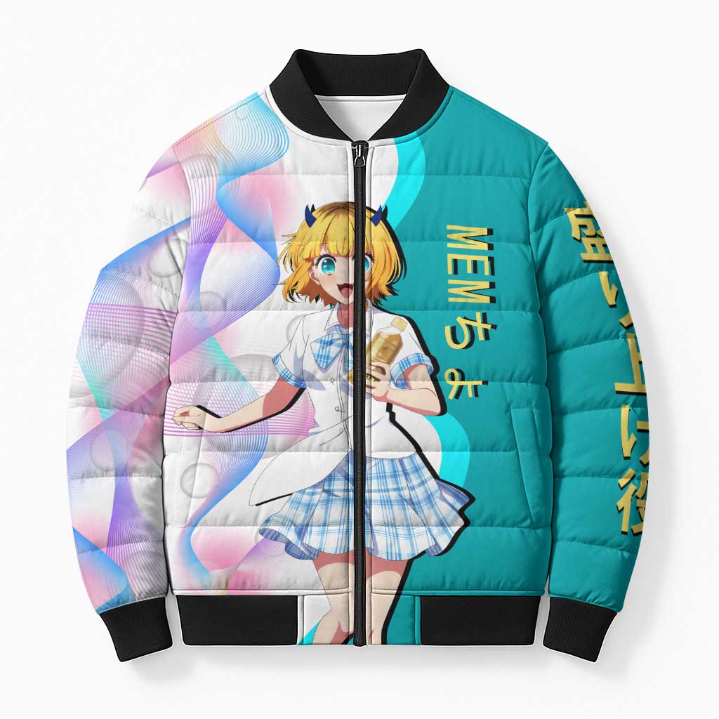 MEM-cho Idol Bomber Puffer Jacket Playful Idol Anime Style