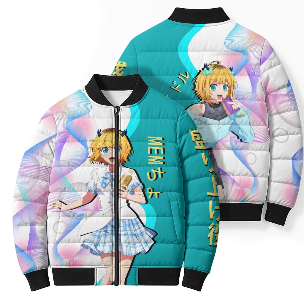 MEM-cho Idol Bomber Puffer Jacket Playful Idol Anime Style