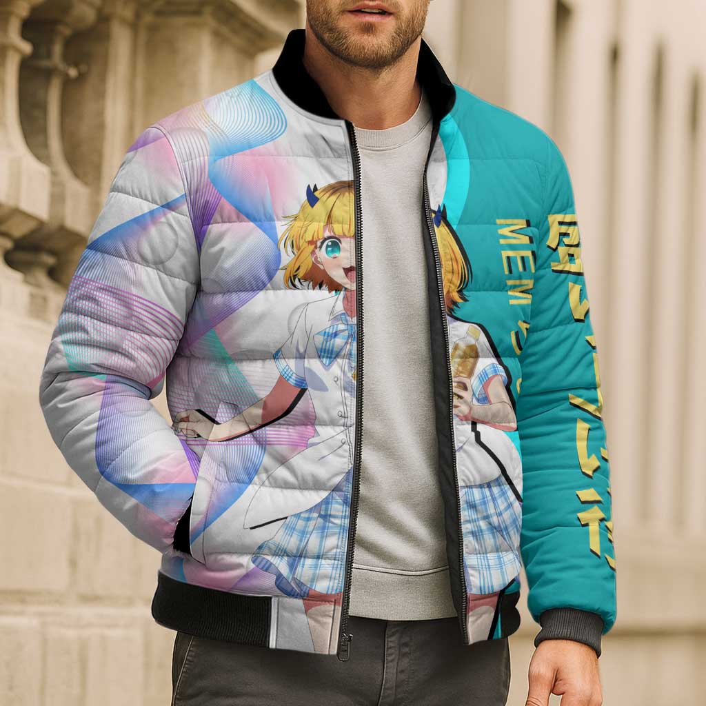 MEM-cho Idol Bomber Puffer Jacket Playful Idol Anime Style