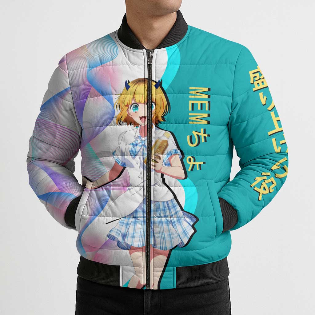 MEM-cho Idol Bomber Puffer Jacket Playful Idol Anime Style